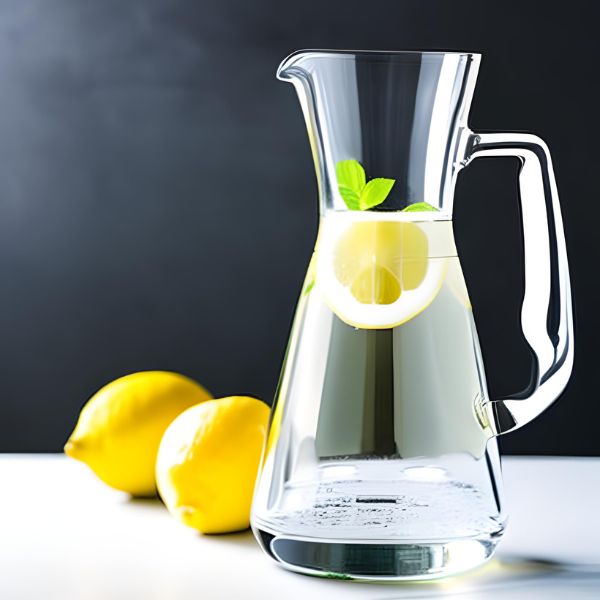 Zitronenwasser-auf-dem-Schreibtisch